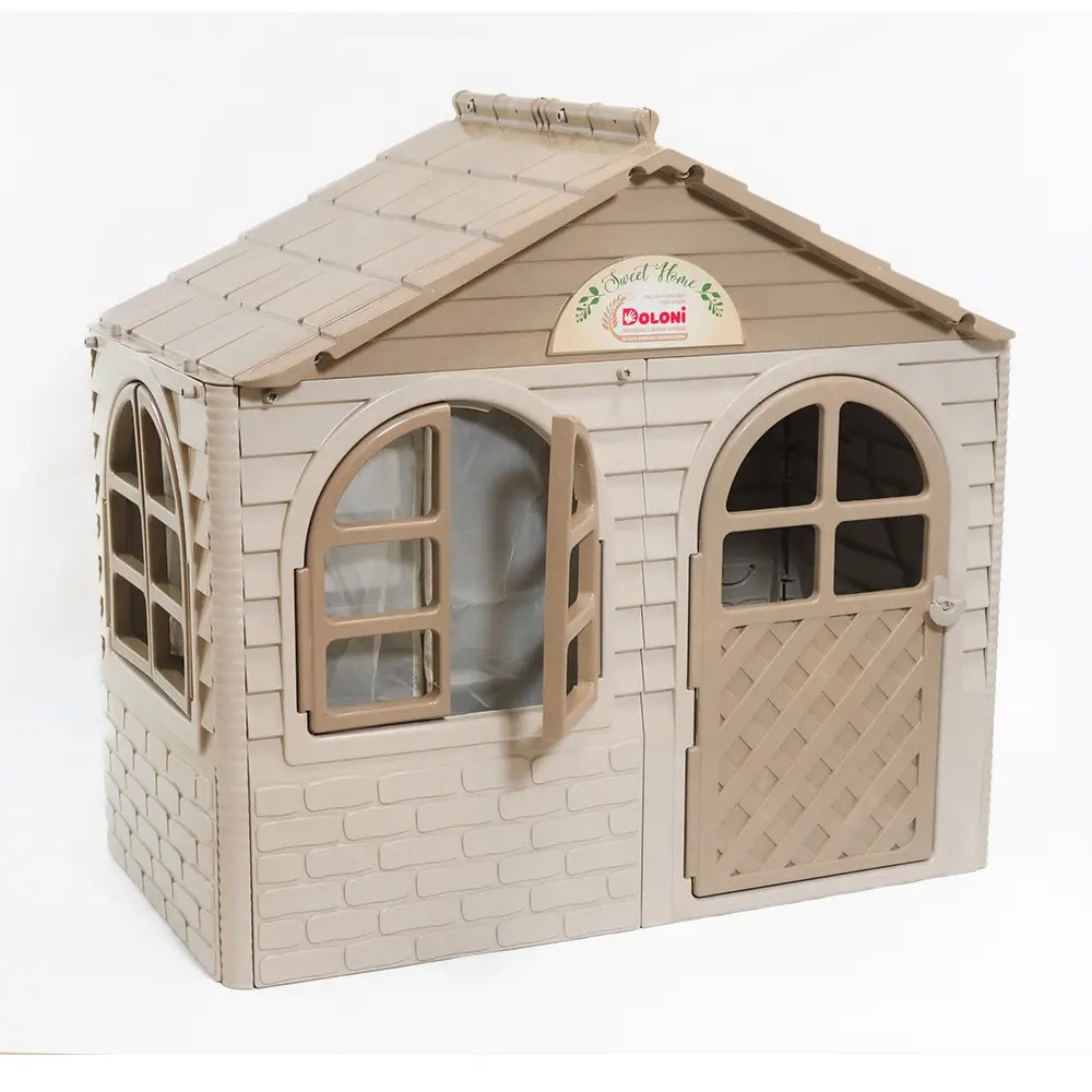 Більший бежевий будиночок